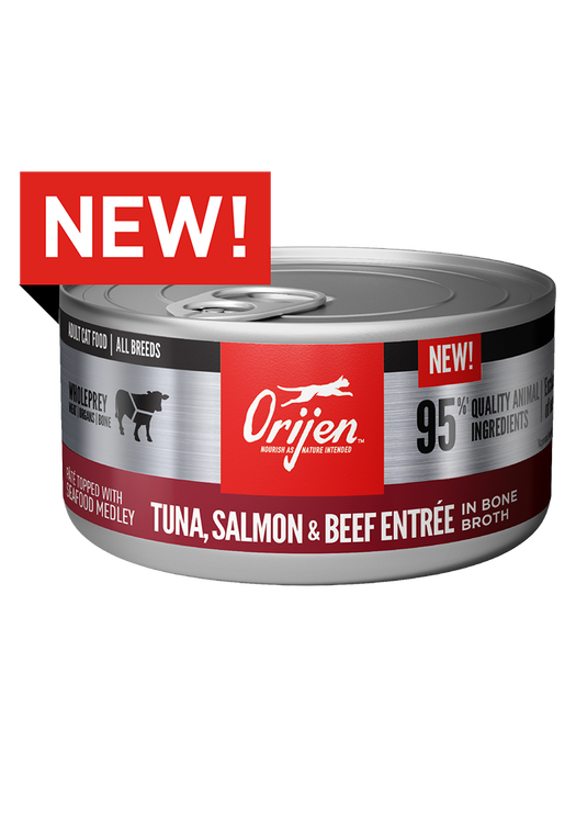 Tuna, Salmon & Beef Entrée Wet Cat Food